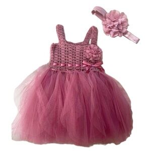 Elly & Emmy Baby Girl 2 Piece Photo Outfit Set